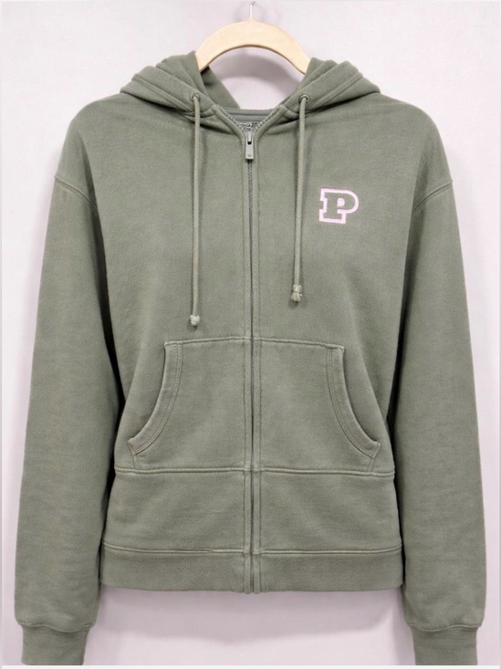 PINK Victoria's Secret Jackets & Blazers - Y2K Victoria’s Secret PINK sage green hoodie full zip athleisure S/M